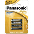PANASONIC BRONZE Batéria ceruzková alkalická LR03 (AAA) / Blister 4ks