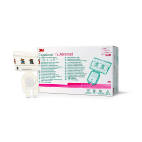 3M Tegaderm I.V. Advanced, pre deti, fixácia katétrov, 8,5 x 8,8 cm